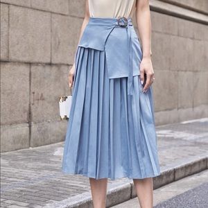 Blue SHEIN Midi Skirt Size XS